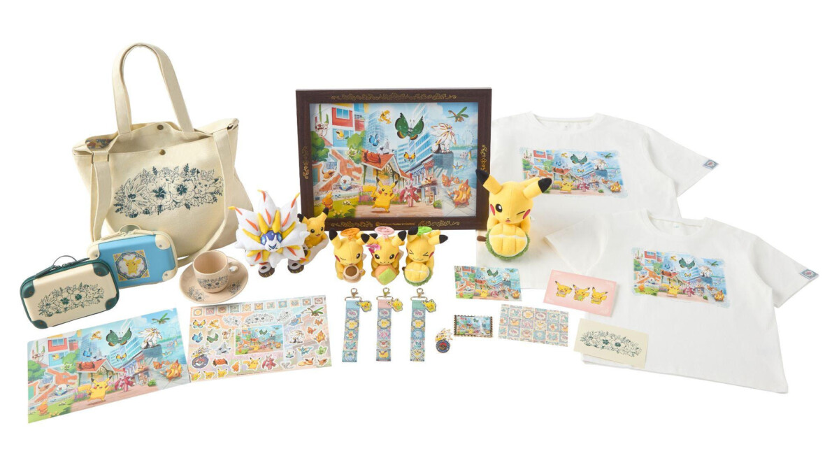 Specially designed commemorative merchandise for the Pokémon Center SINGAPORE grand reopening