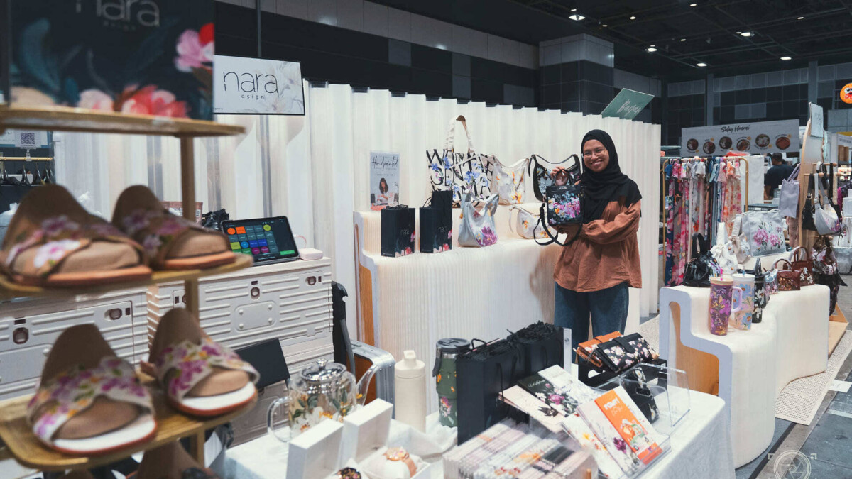 Shoppers at Fomo Weekend Market in Singapore