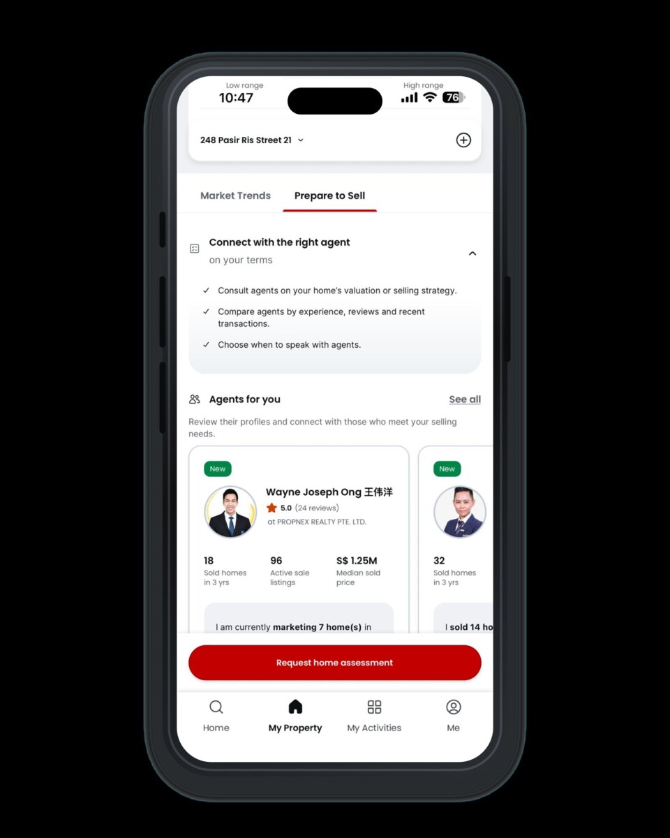My Property lets homeowners explore recommended agents