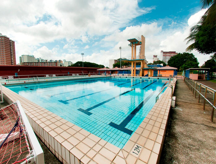 Queenstown Swimming Complex, the training base for Singapore's national swimming squad ahead of Glasgow 2026