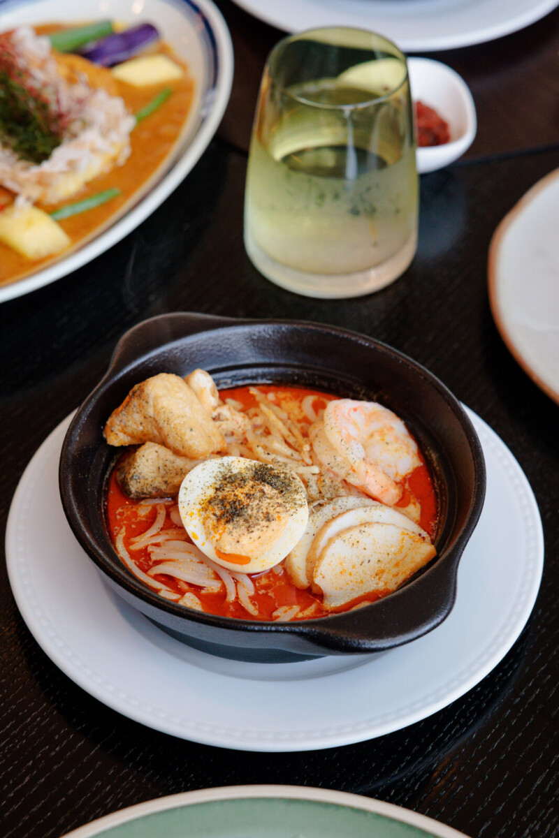 Signature laksa at Racines Feast of the Straits, Sofitel Singapore City Centre