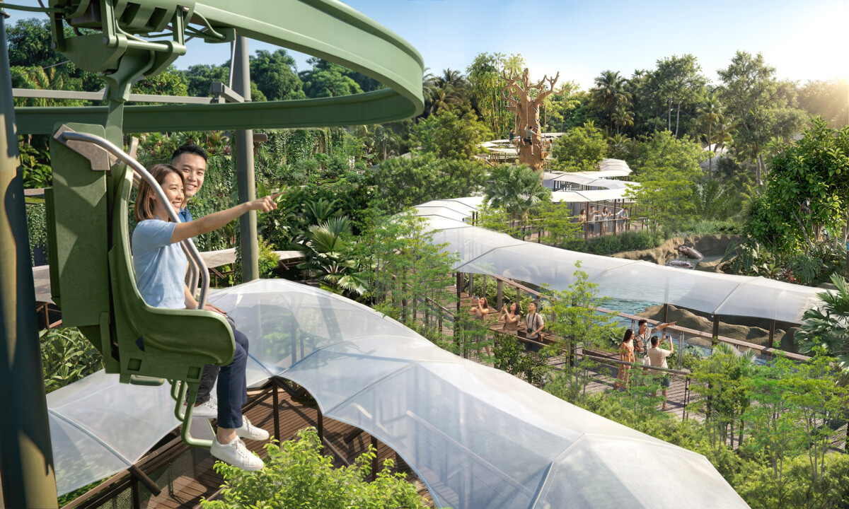 Rainforest Wild Adventure East Canopy Glider artist's impression