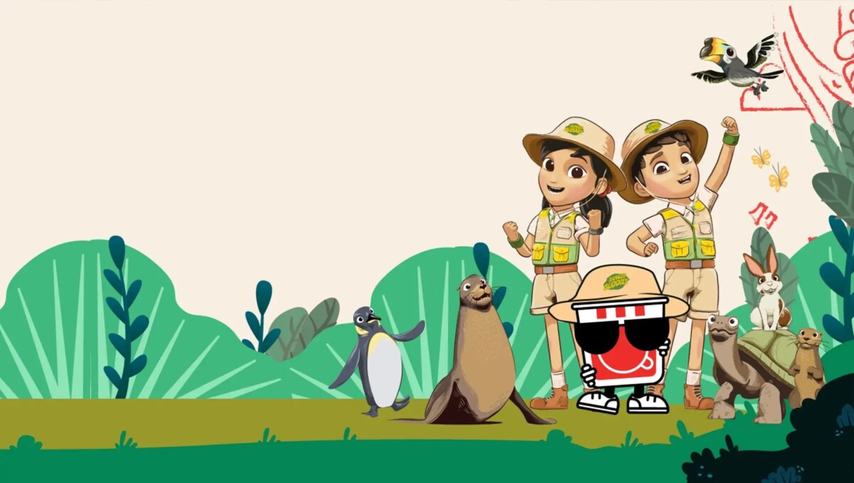 KFC x Ranger Buddies Lil Bucket collectible cards mission masthead