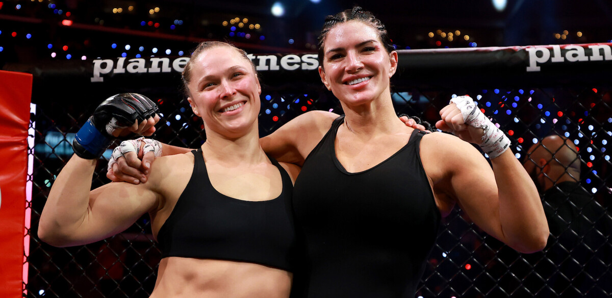 Ronda Rousey Gina Carano result post-fight embrace