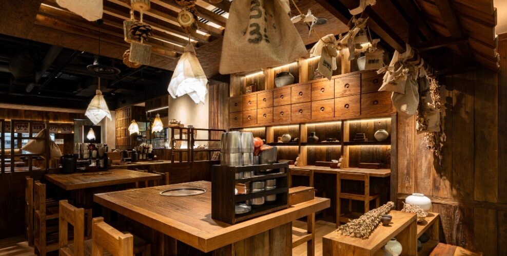 SAM SAM SAM retro Korean sports culture dining space