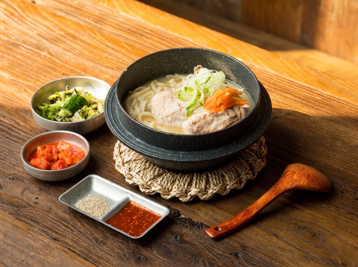 SAM SAM SAM Samgye Kalguksu hand-pulled ginseng chicken noodle soup Singapore
