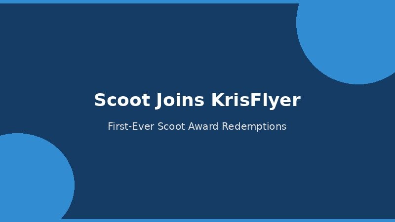 Scoot aircraft launching new Belitung and Pontianak routes