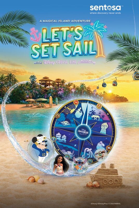 Key visual for A Magical Island Adventure: Let's Set Sail with Disney Cruise Line at Sentosa