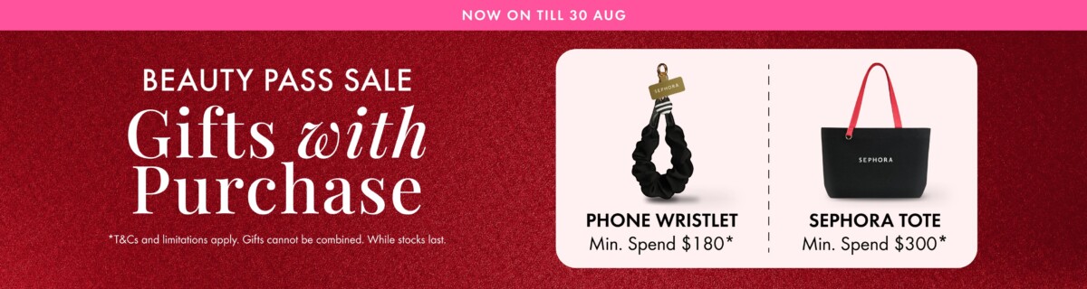 Sephora Beauty Pass Sale Singapore Gold Tier priority access 20 percent off