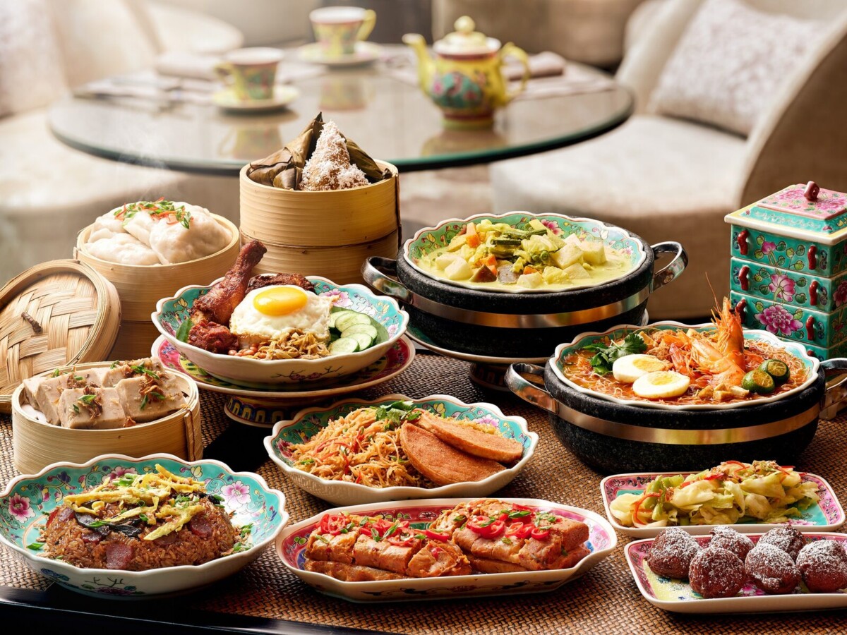 Local heritage treats at the Lobby Lounge, Shangri-La Singapore