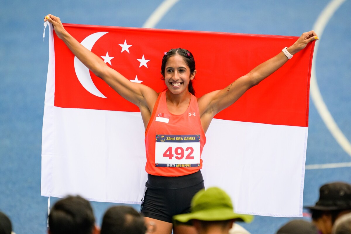Shanti Pereira Singapore athletics Asian Games 2026