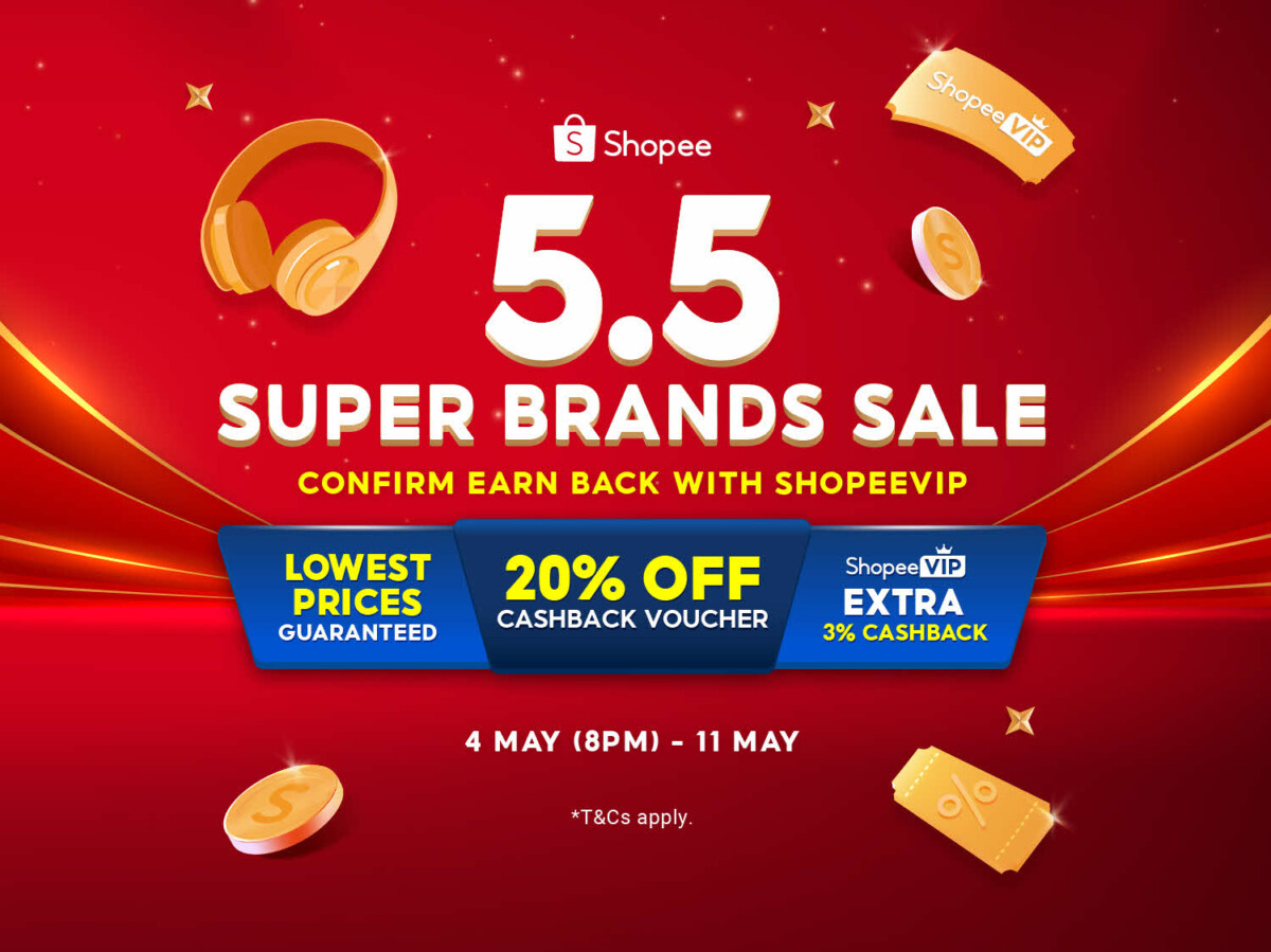 Shopee 5.5 DBS deal sale image