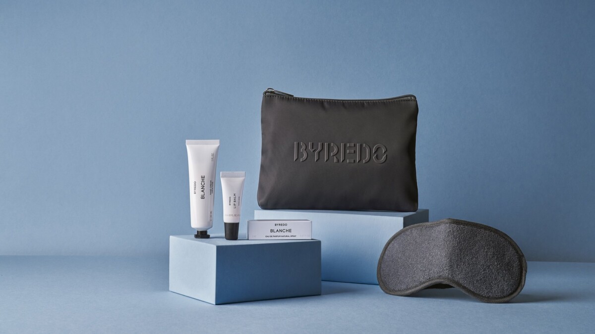 Singapore Airlines Business Class BYREDO amenity kit