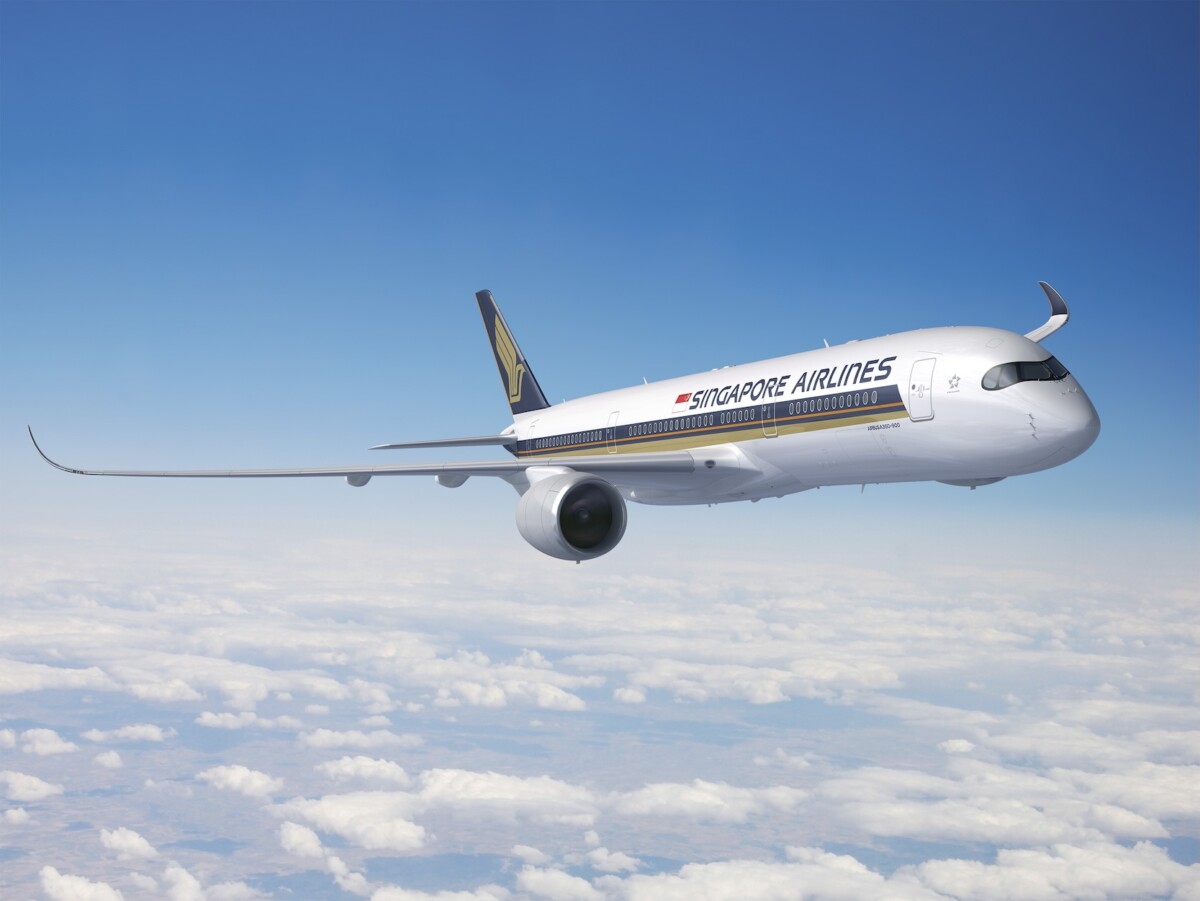 Singapore Airlines Singapore skyline