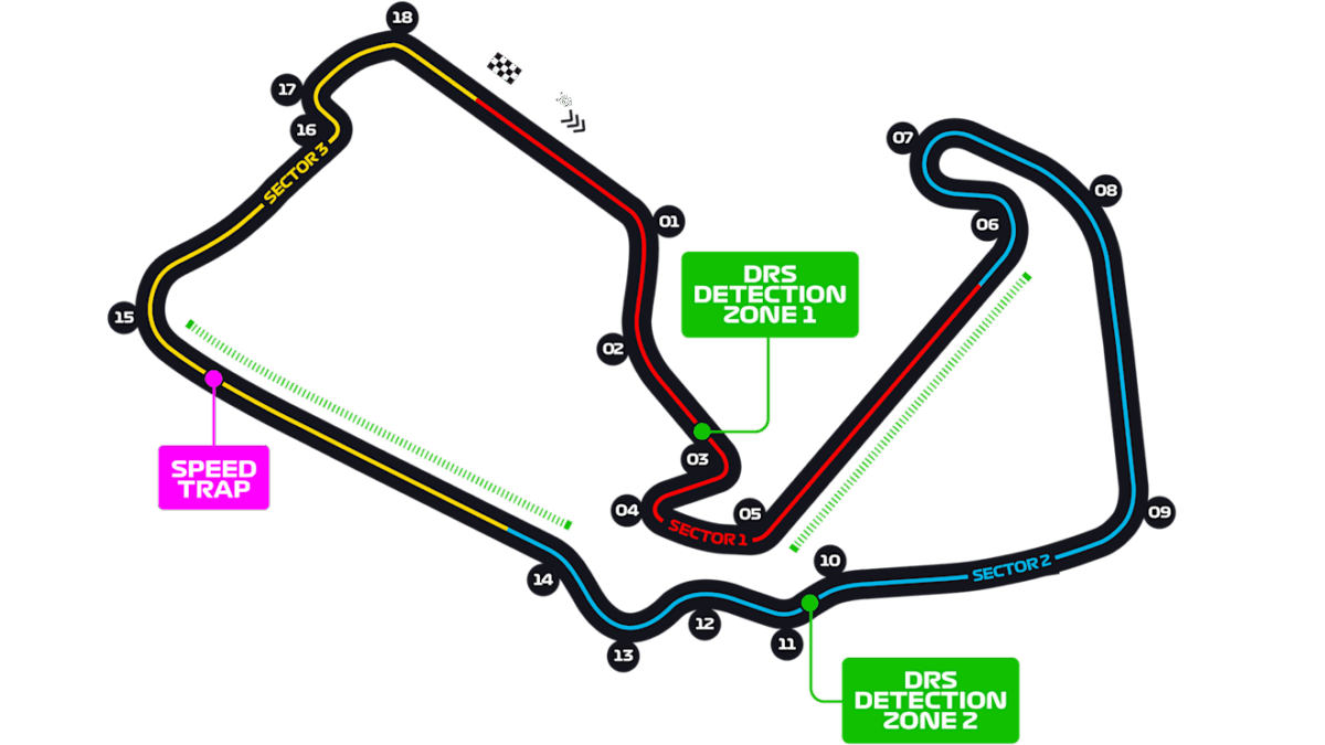 Silverstone circuit map F1 British Grand Prix 2026
