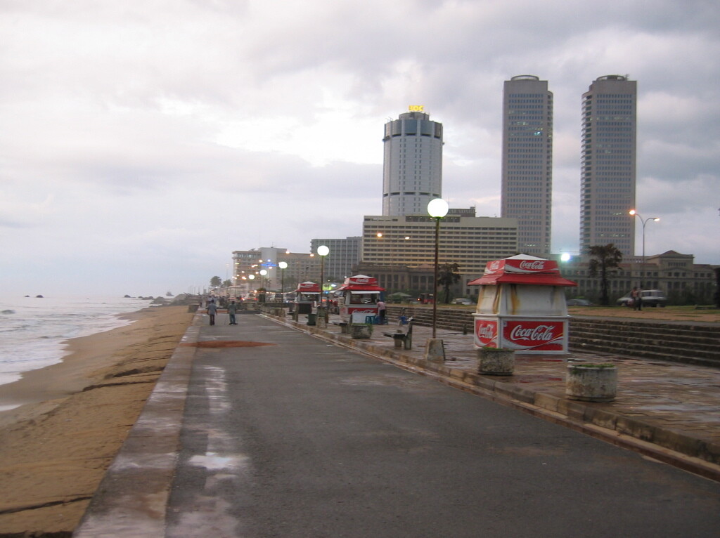 Colombo Galle Face Green Sri Lanka travel