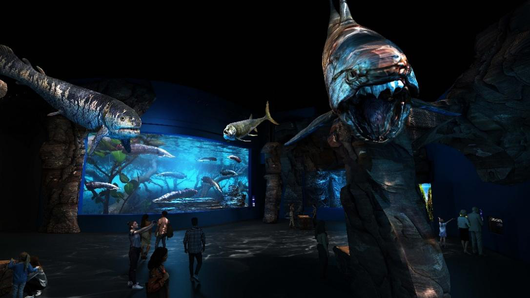 Into the Deep gallery at Singapore Oceanarium