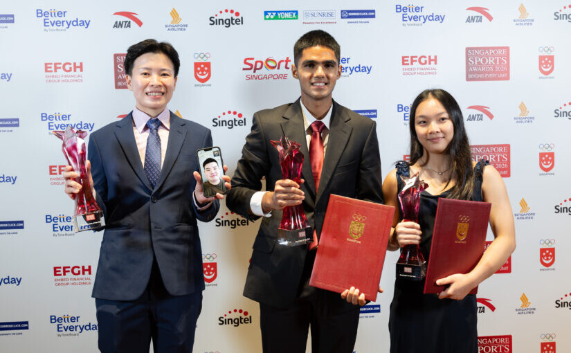 Singapore Sports Awards 2026 winners Aloysius Yapp New Hui Fen ceremony