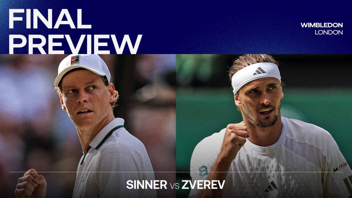Sinner vs Zverev — a battle for history in the Wimbledon 2026 Men's Final