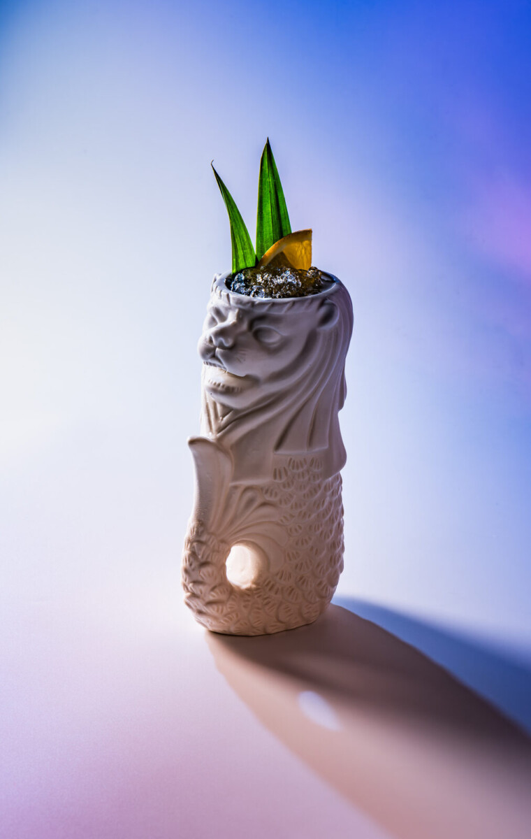 SKAI Bar Pandan Sling Air cocktail from SOLLA SYSTEM