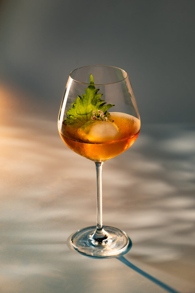 SKAI Bar Velvet Yuzu Earth cocktail from SOLLA SYSTEM