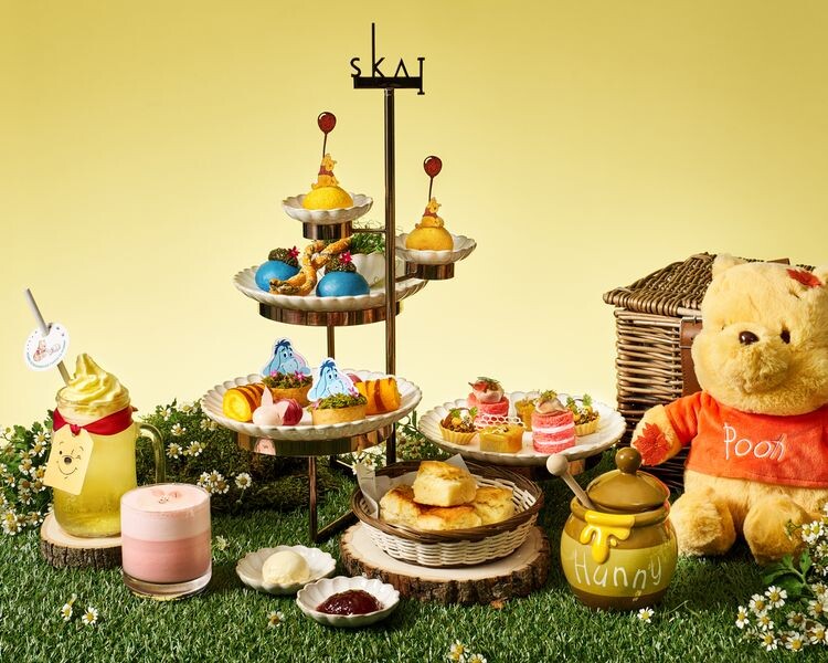 SKAI Winnie the Pooh High Tea interior at Swissôtel The Stamford