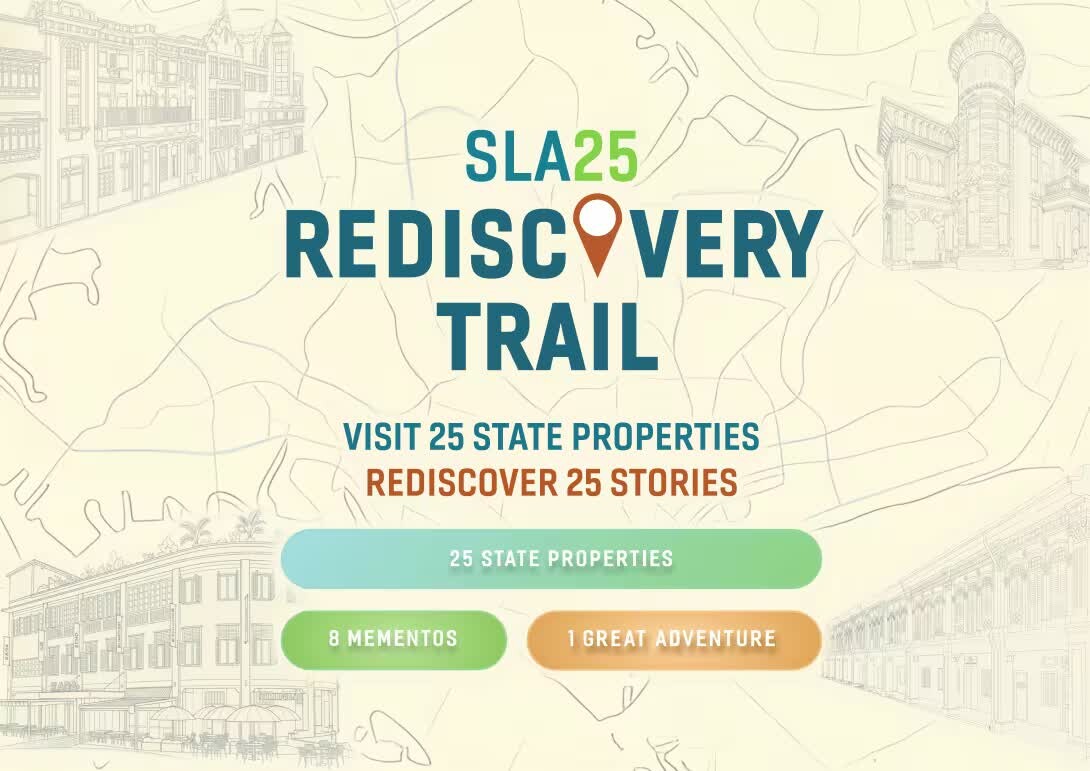 Official SLA25 Rediscovery Trail key visual Visit 25 State Properties