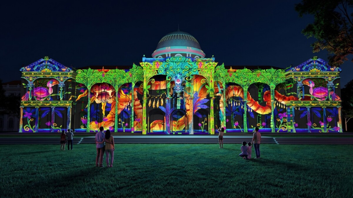 Singapore Night Festival 2026 facade projection