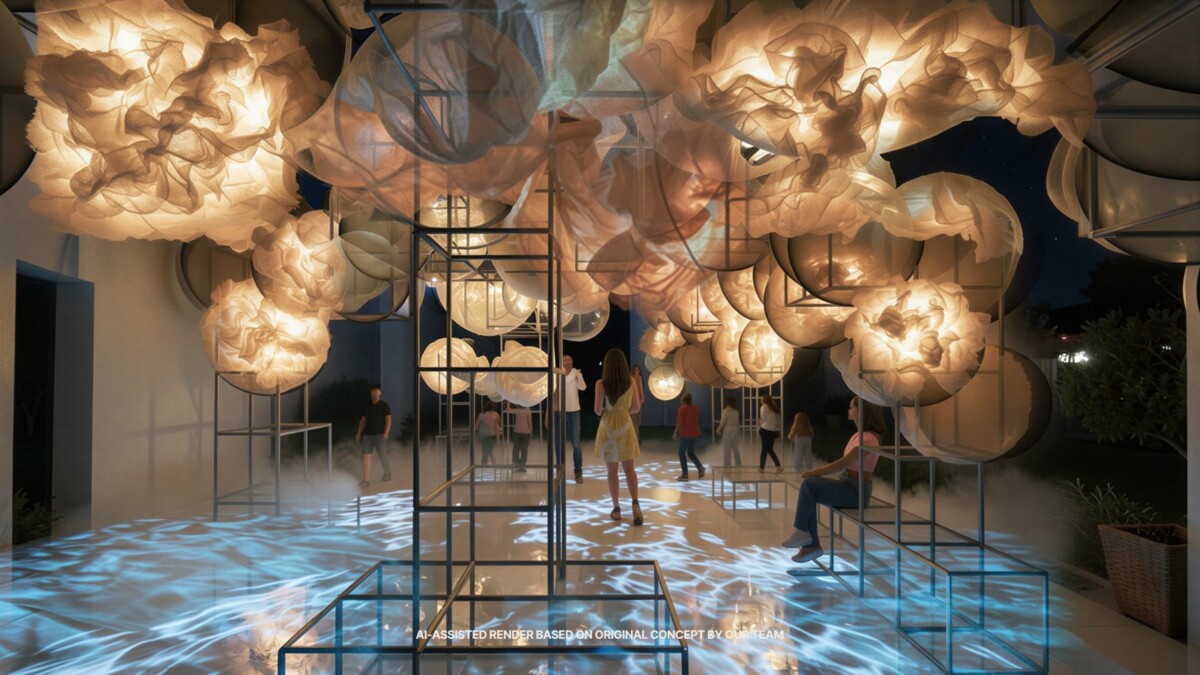 Light installation at Singapore Night Festival 2026