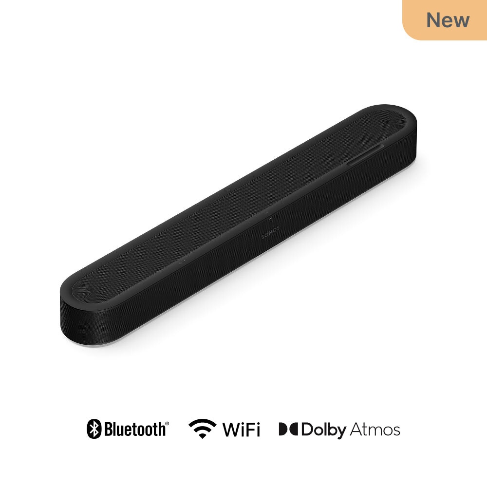 Sonos Beam Ultra soundbar in Black, official product image from TC Acoustic Singapore