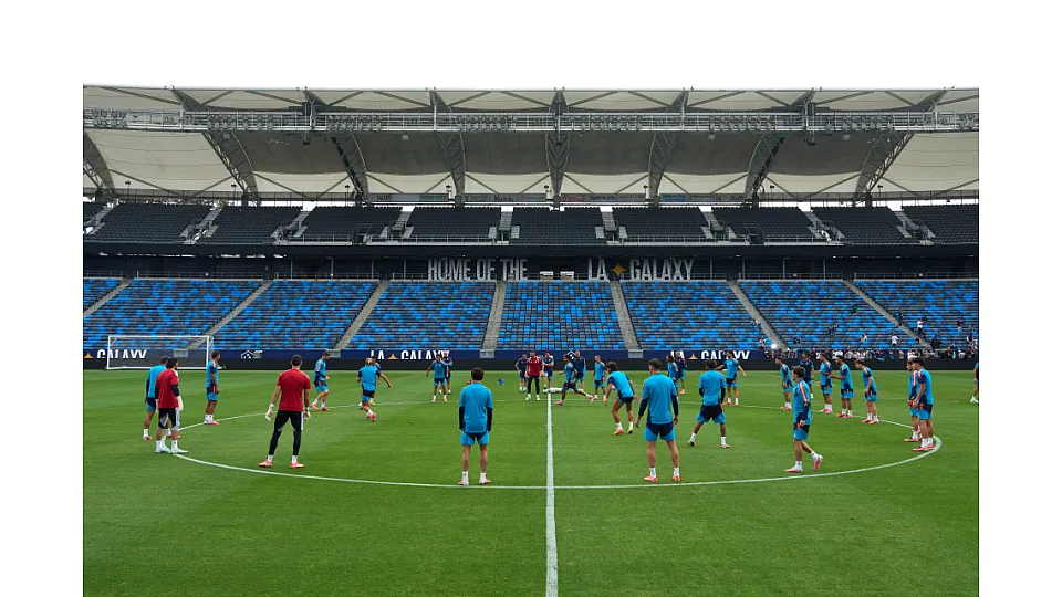 Spain training session in Los Angeles ahead of World Cup 2026 Round of 32