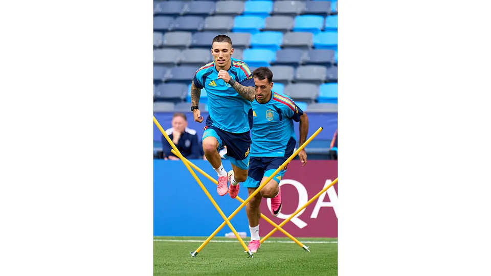Spain squad preparing for World Cup 2026 knockout stage in Los Angeles