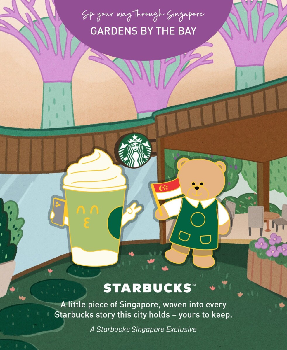 Starbucks Merlion Bearista Adventure Pin