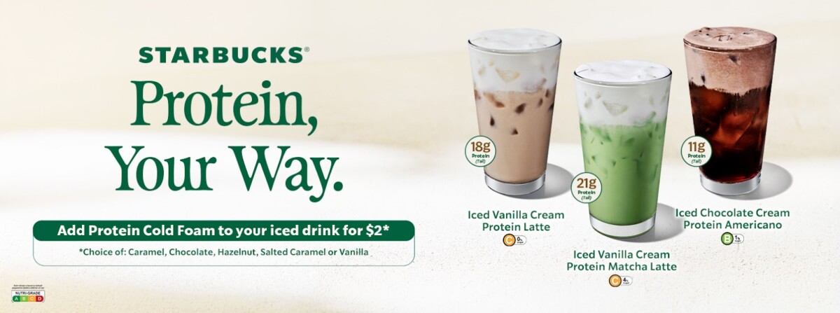 Starbucks Singapore new Protein Cold Foam featured banner