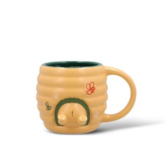 Starbucks Winnie the Pooh beehive-shaped ceramic mug