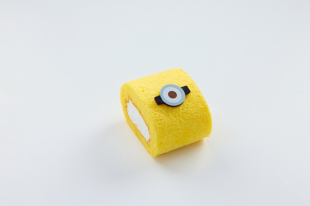 Sushi Express x Minions & Monsters Banana Swiss Roll dessert