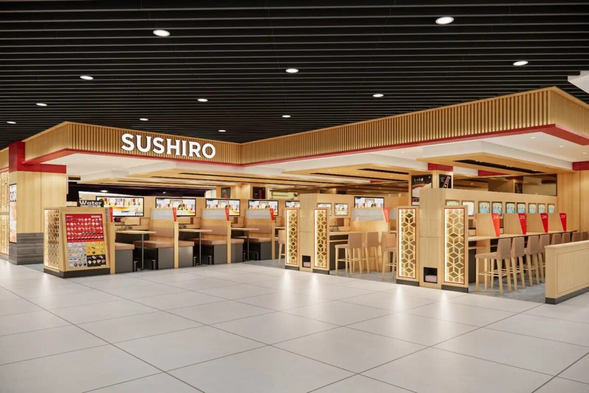 Artist's impression of the upcoming Sushiro outlet at Great World