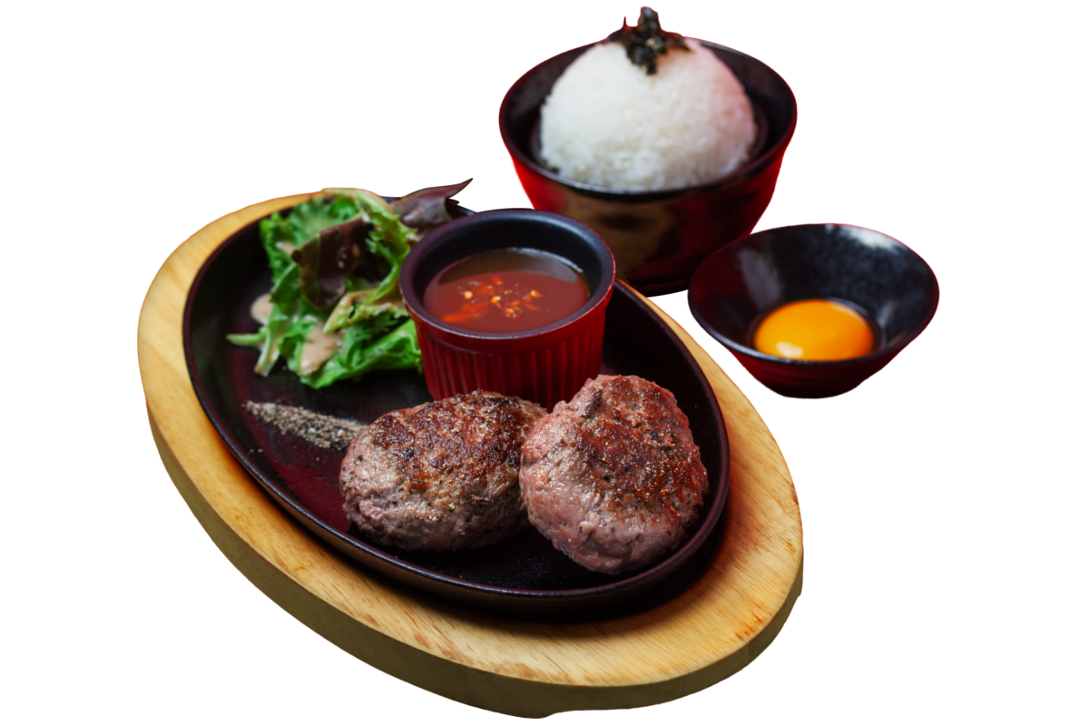 Swensen’s Grilled Hamburg Steak with Japanese Rice