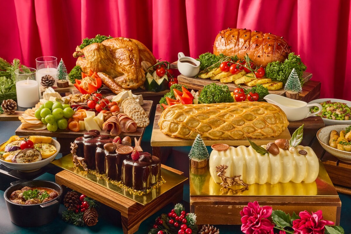 Festive Celebration Set spread for Christmas gatherings at home from Tablescape