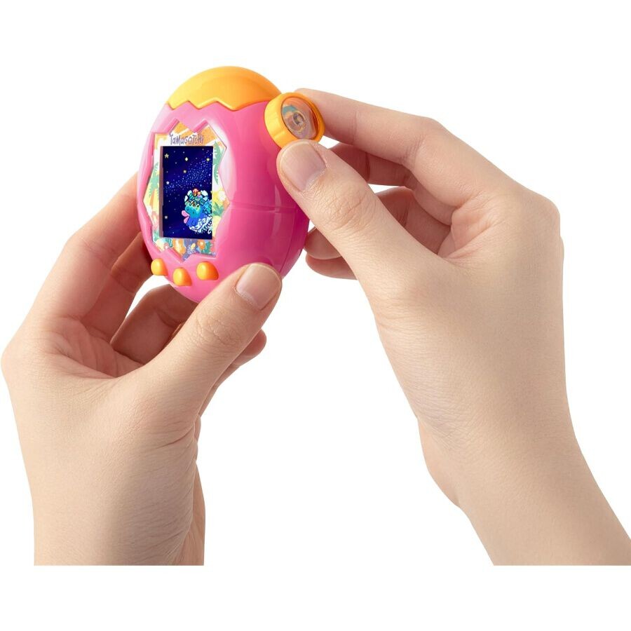 Official product shot of Tamagotchi Paradise Orange Tropics