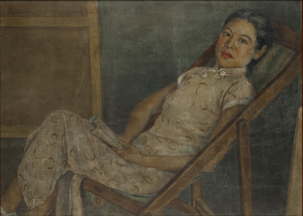 Portrait of the artist's wife by Tchang Ju Chi