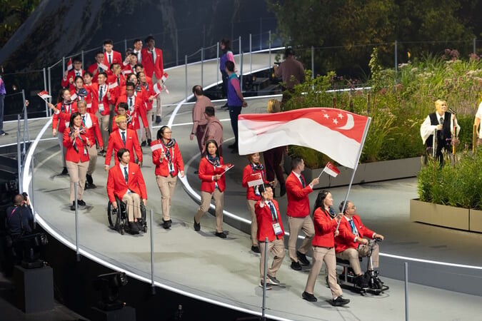 Team Singapore at Glasgow 2026 Commonwealth Games Opening Ceremony