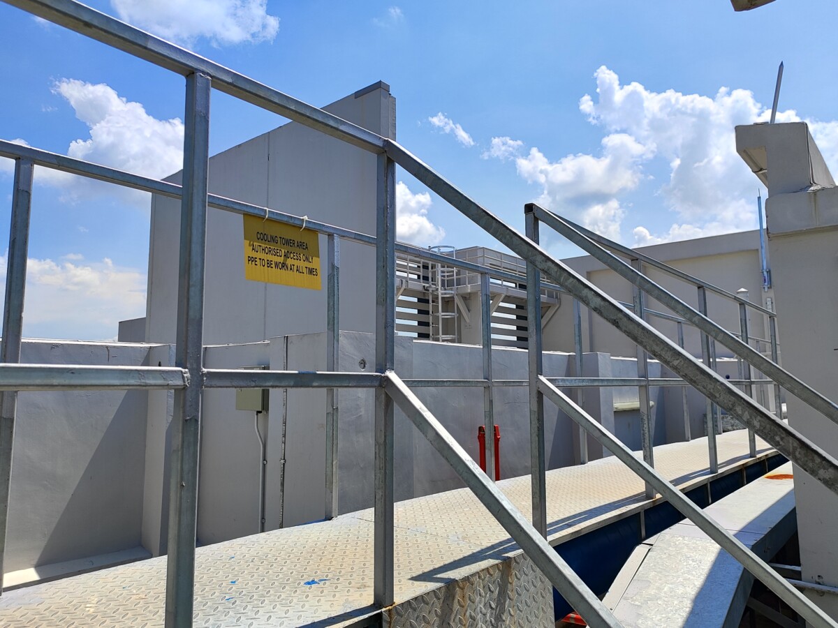Tengah centralised cooling system infrastructure at HDB estate