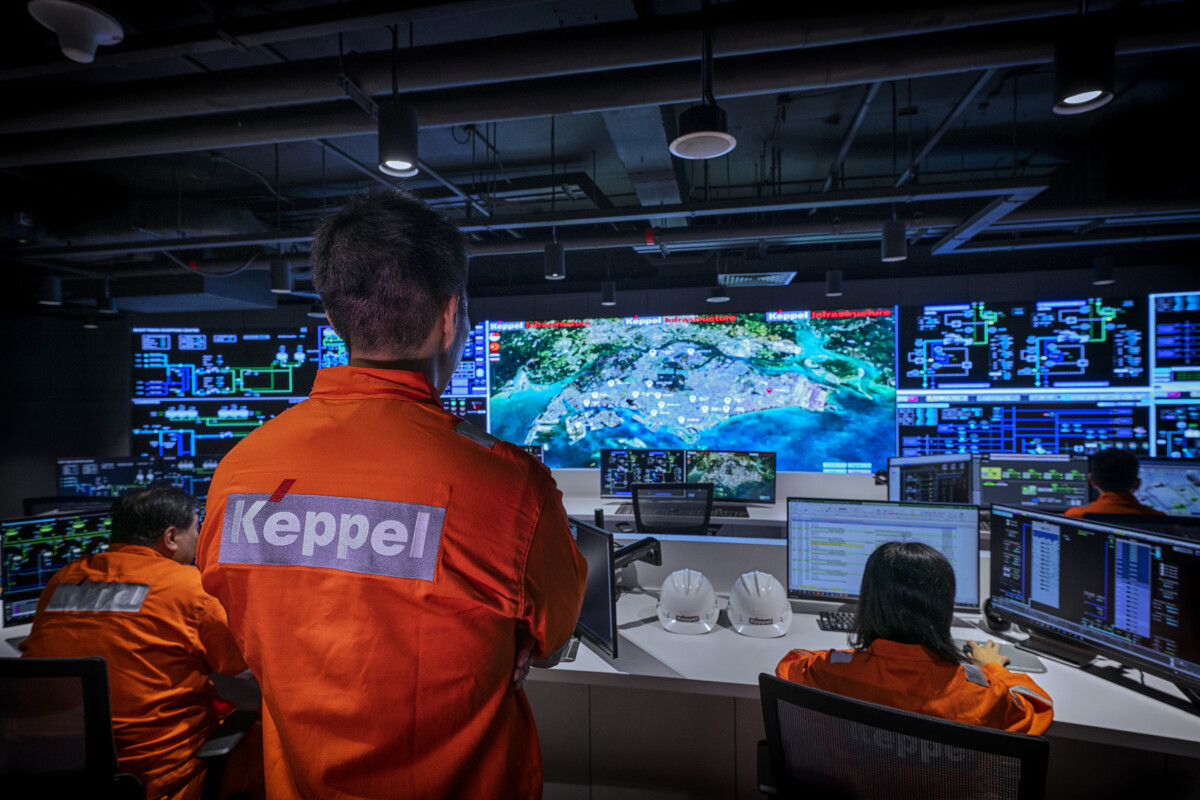 Tengah centralised cooling Keppel district cooling operations