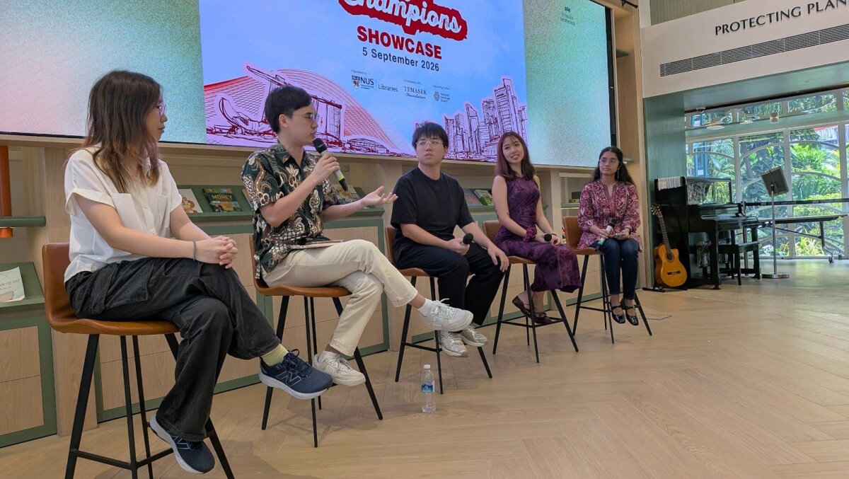 Panellists at the TF-NUS Heritage Champions Showcase. Image: GLOO Public Relations / TF-NUS Heritage Champions
