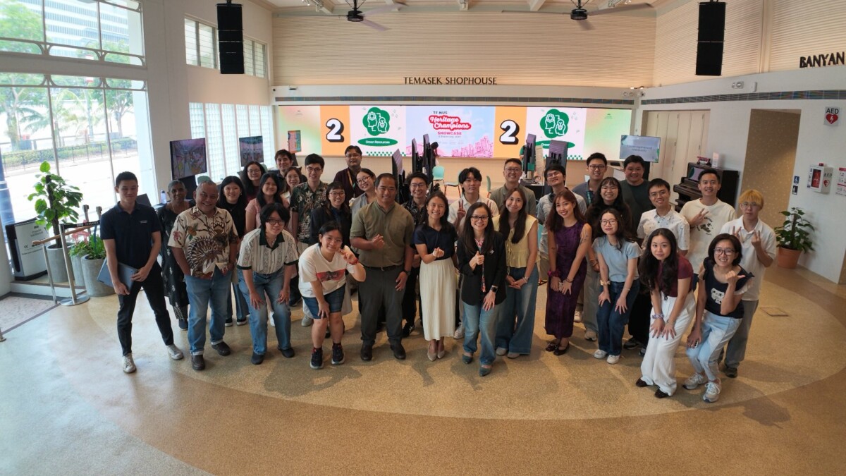 Participants of the TF-NUS Heritage Champions programme at the showcase. Image: GLOO Public Relations / TF-NUS Heritage Champions