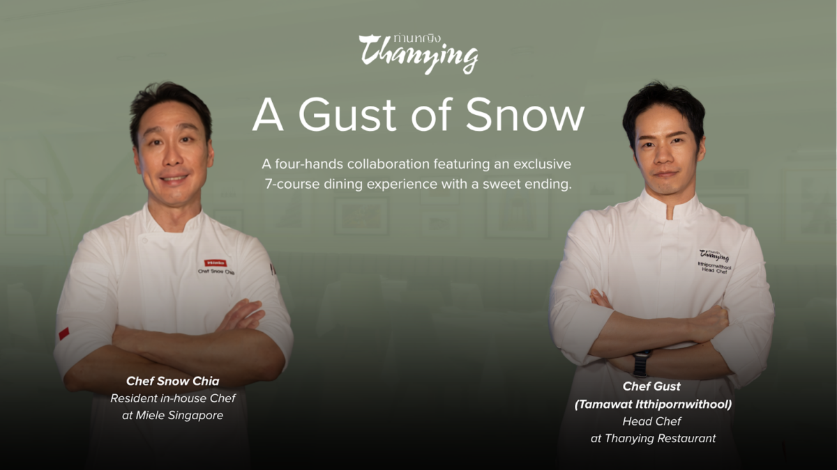 A Gust of Snow four-hands dinner at Thanying with Chef Gust and Chef Snow