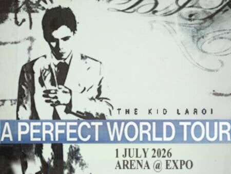 The Kid LAROI Singapore concert Arena at EXPO