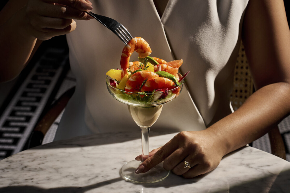 Classic Shrimp Cocktail at The Stamford Brasserie Singapore