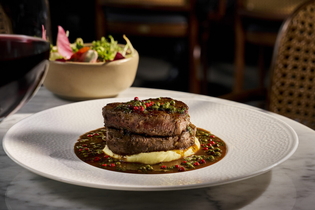 Steak au Poivre at The Stamford Brasserie Singapore